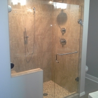 custom Eardley glass shower doors