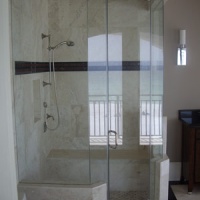 residential glass shower enclosure and glass services