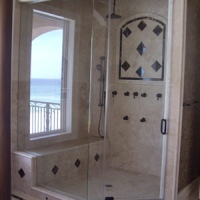 glass shower enclosures Florida