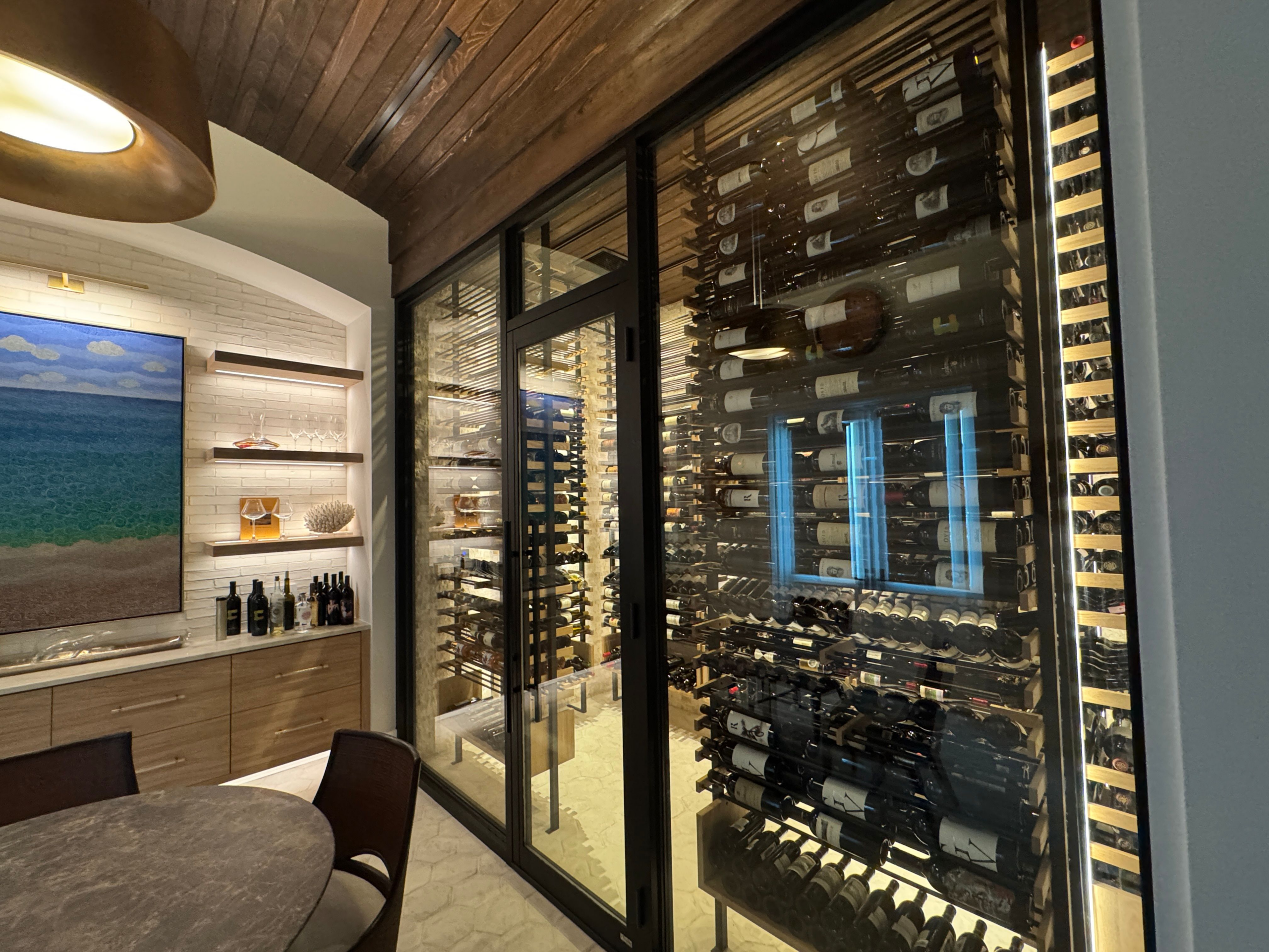 Wine Room Enclosures in Destin, 30A, South Walton, Sandestin, Miramar Beach, Santa Rosa Beach